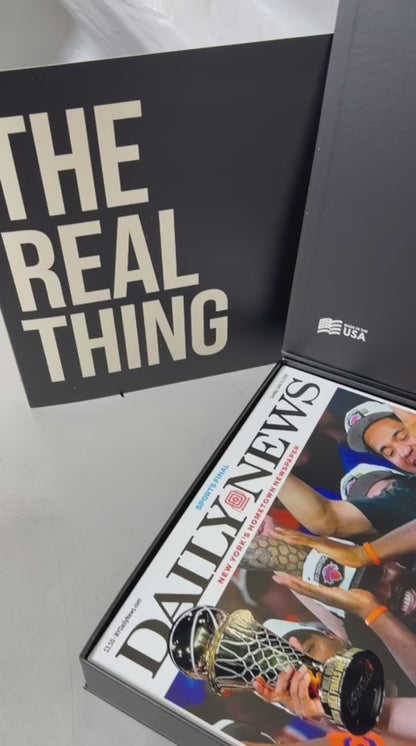 1973 New York Knicks “Knicks Do It!” Metal 3D Newspaper Championship Edition